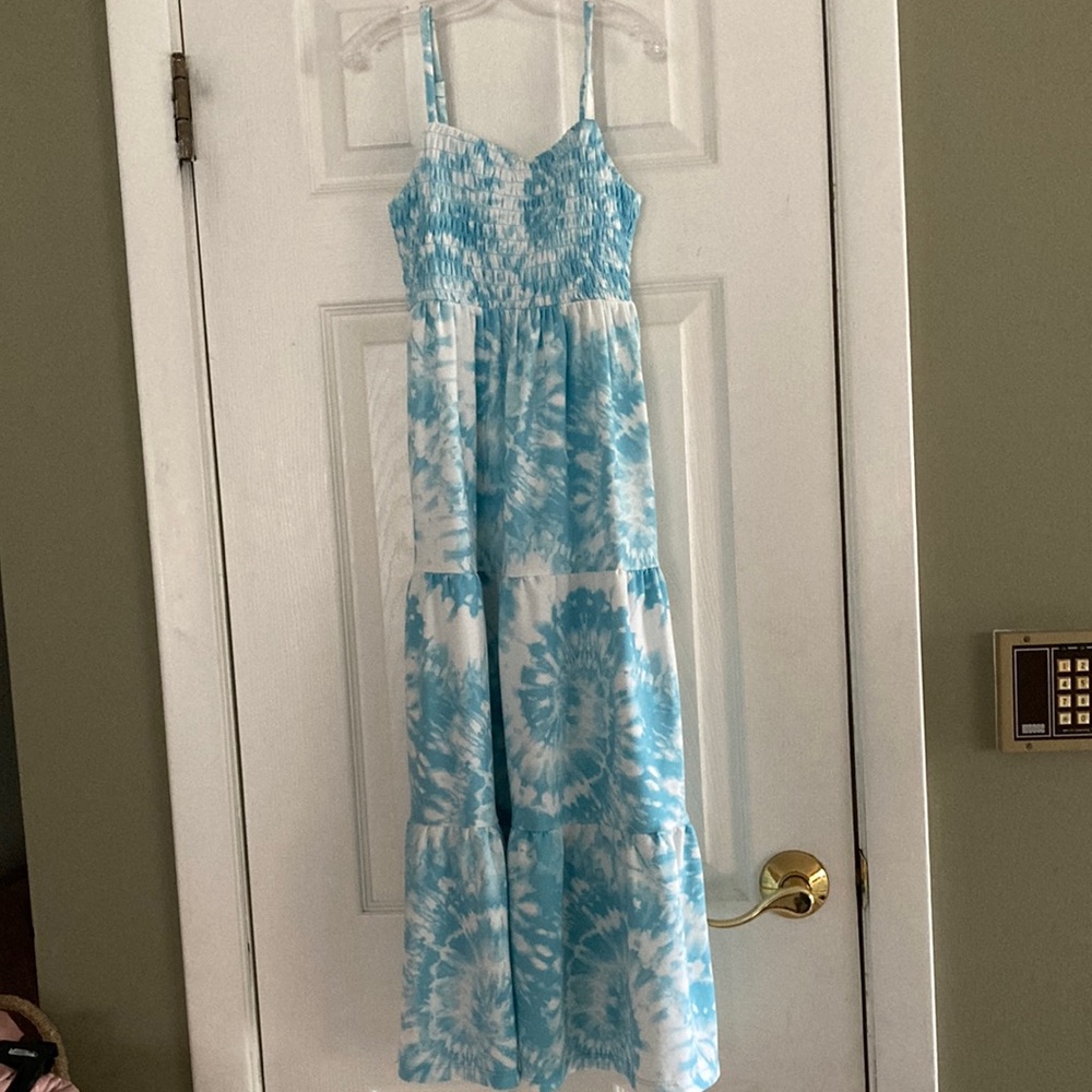 32 DEGREES COOL MAXI TIE DYE DRESS SIZE 7/8